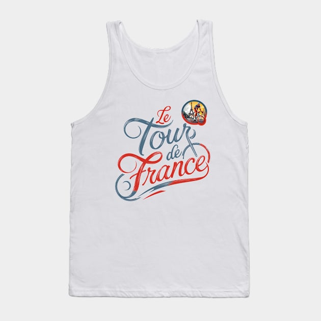 Le tour de France Tank Top by Moulezitouna